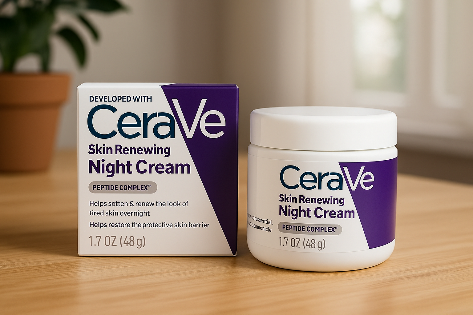 CeraVe 4 In 1 Skincare Kit Night Cream, Sunblock, Cleanser & Serum For Radiant Skin