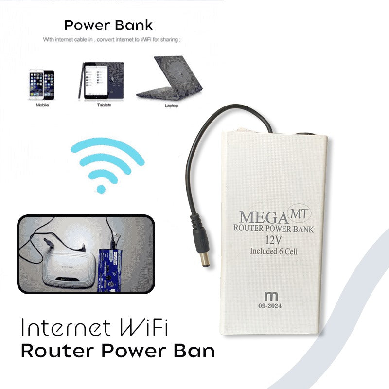 12W WiFi Router Power Bank